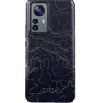 Nugarėlės dėklai iLike Xiaomi 12 Pro Burga Drifting Shores - Line Art Tough Case