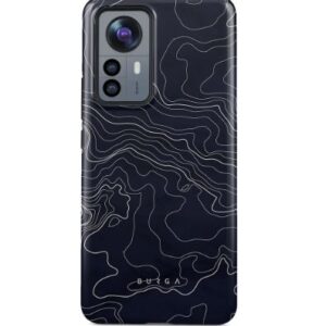 Tagakaaned iLike Xiaomi 12 Pro Burga Drifting Shores - Line Art Tough Case