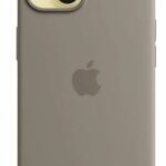 Back panel cover Apple - iPhone 15 Silicone Case with MagSafe - Clay