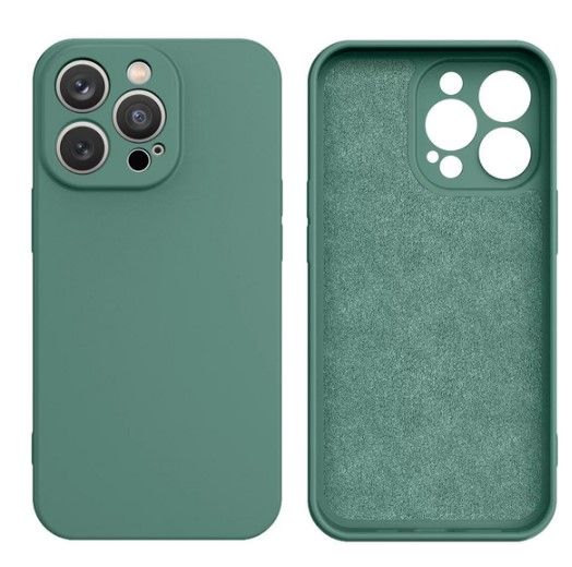 Back panel cover iLike Samsung Galaxy A34 5G silicone cover Green