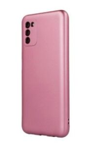 Aizmugurējais vāciņš iLike Samsung Galaxy A14 4G / A14 5G Metallic case Pink