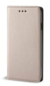 Atveramie maciņi iLike Samsung Galaxy A34 5G Smart Magnet case Gold
