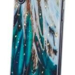 Чехол на заднюю панель iLike Samsung Galaxy A54 5G feathers Gold Glam case