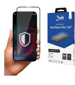 Apsauginiai stiklai 3MK Samsung Galaxy A14 4G/5G HardGlass Max Lite Black