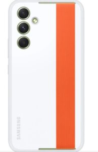 Aizmugurējais vāciņš Samsung - Galaxy A54 5G Slim Strap Cover White