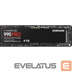 Kõvaketas SSD Samsung  SSD M.2 2280 4TB/990 PRO MZ-V9P4T0BW 