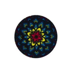 Universāls turētājs (Popsocket) iLike  Universal Pop Holder Hypnotic Black Yellow
