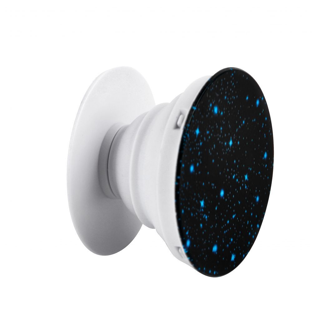 Universaalne telefonihoidja (Popsocket) iLike Universal Pop Holder Stars Black Blue