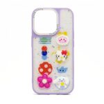 Чехол на заднюю панель iLike Apple iPhone 15 EPOXY CARTOON COVER Purple