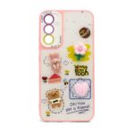 Nugarėlės dėklai iLike Apple iPhone 15 EPOXY CARTOON COVER Pink