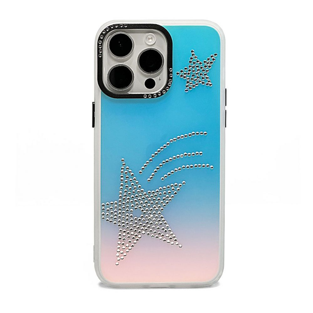 Aizmugurējais vāciņš iLike Apple iPhone 14 LASER SHELL Star