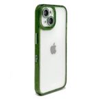 Nugarėlės dėklai iLike Apple iPhone 13 STARS LENS ACRYLIC COVER Green