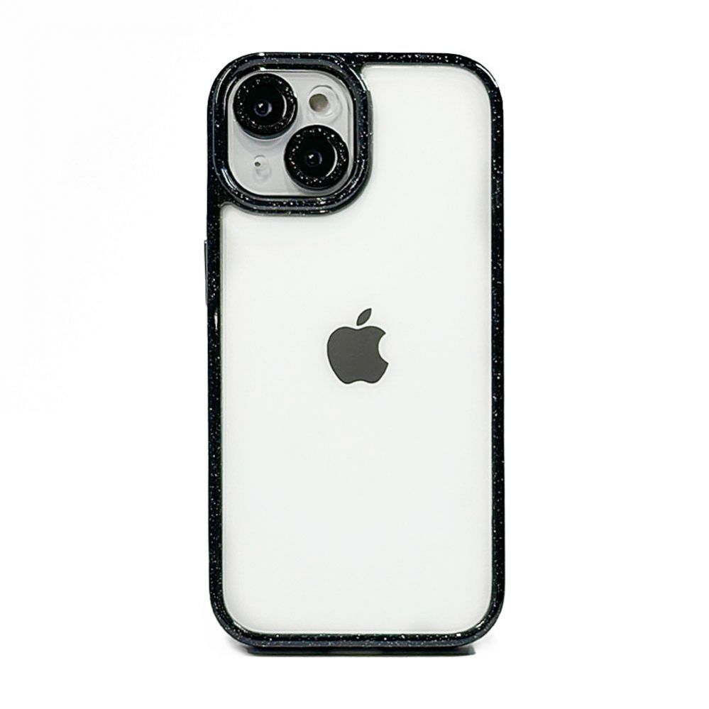 Nugarėlės dėklai iLike Apple iPhone 15 STARS LENS ACRYLIC COVER Black