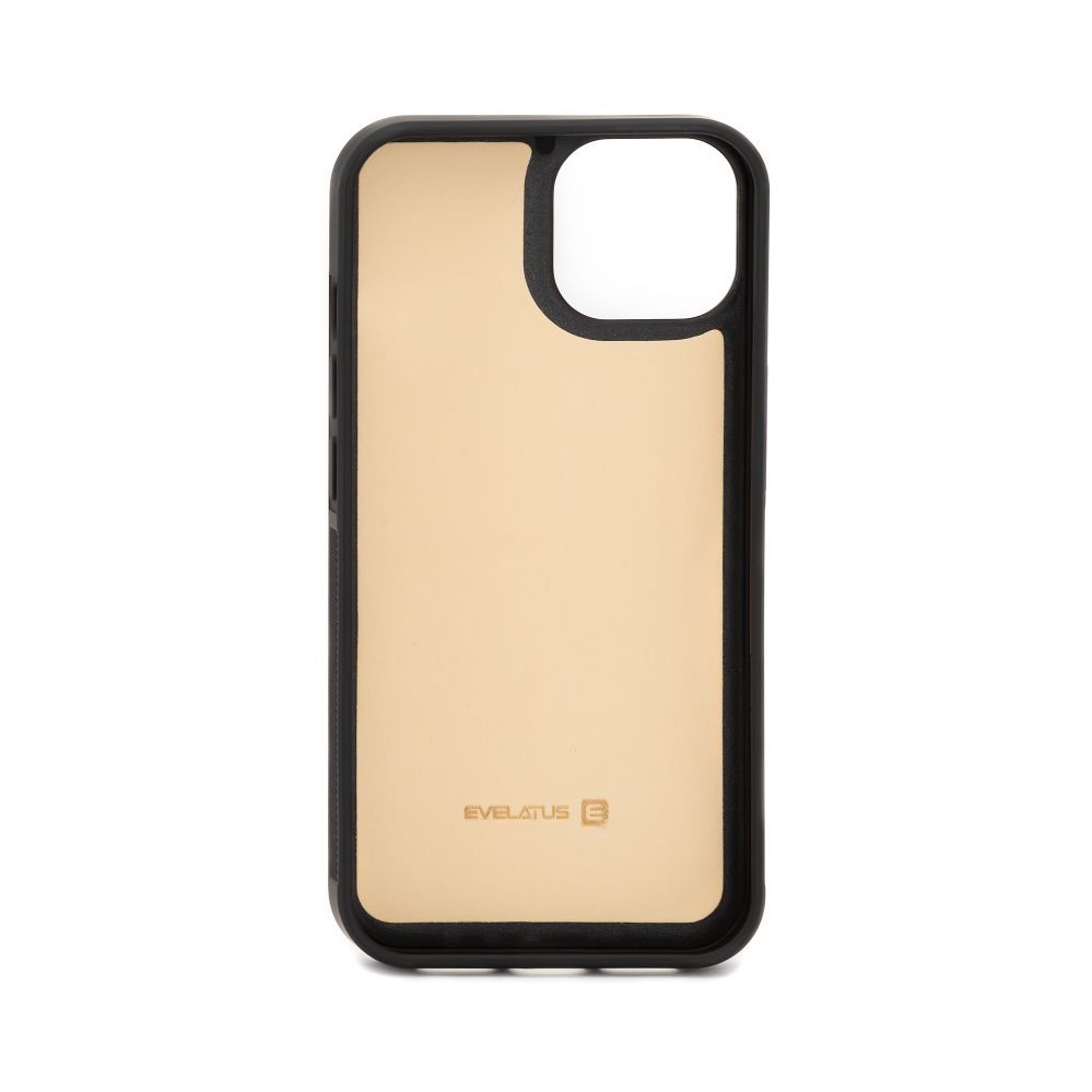 Back panel cover Evelatus Apple iPhone 14 Wallet and Slim Cover Case Beige