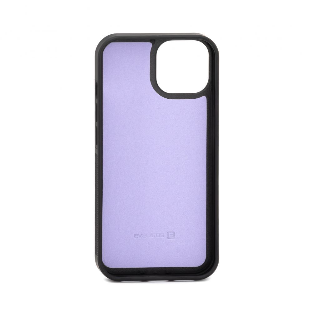 Back panel cover Evelatus Apple iPhone 14 Wallet and Slim Cover Case Purple