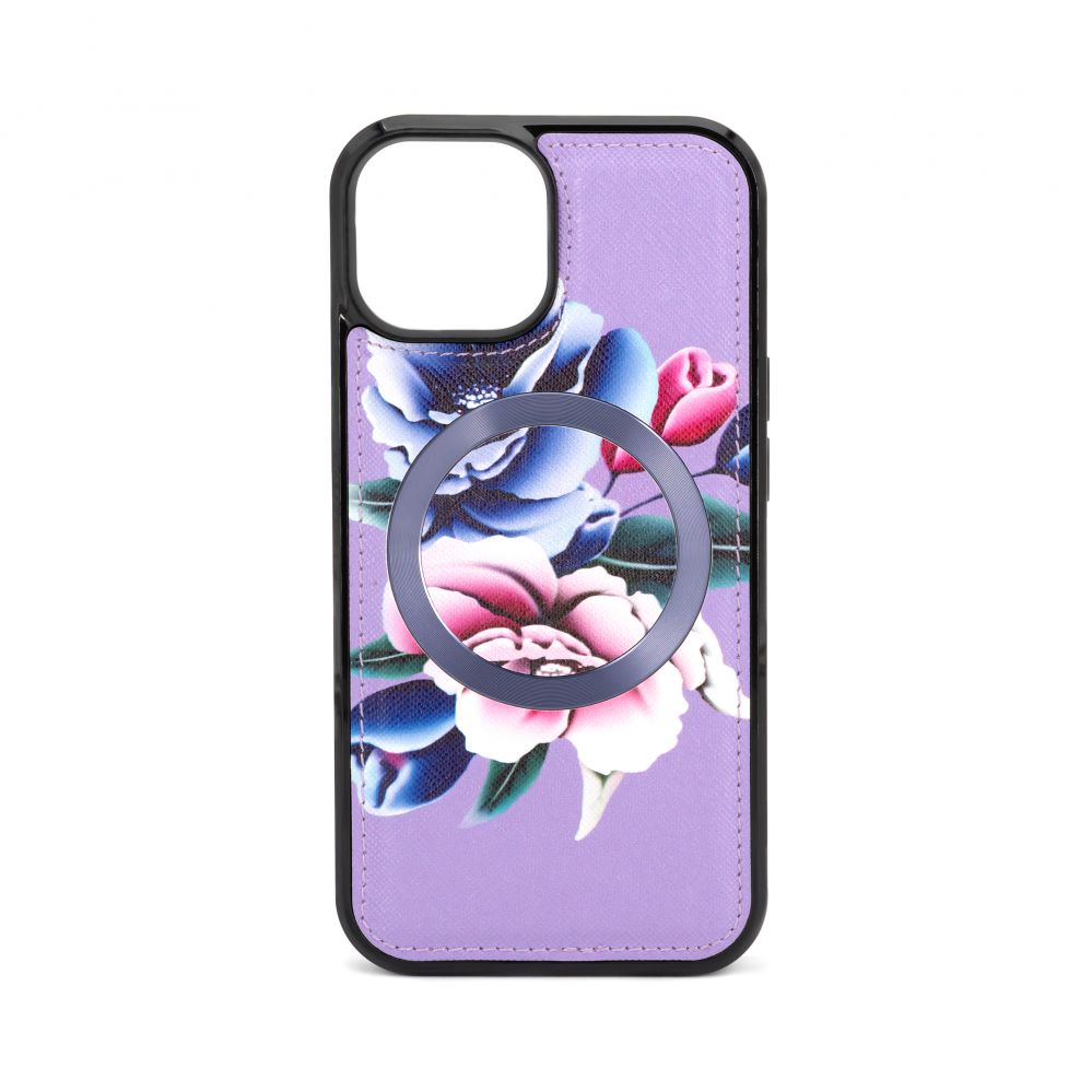 Back panel cover Evelatus Apple iPhone 14 Wallet and Slim Cover Case Purple