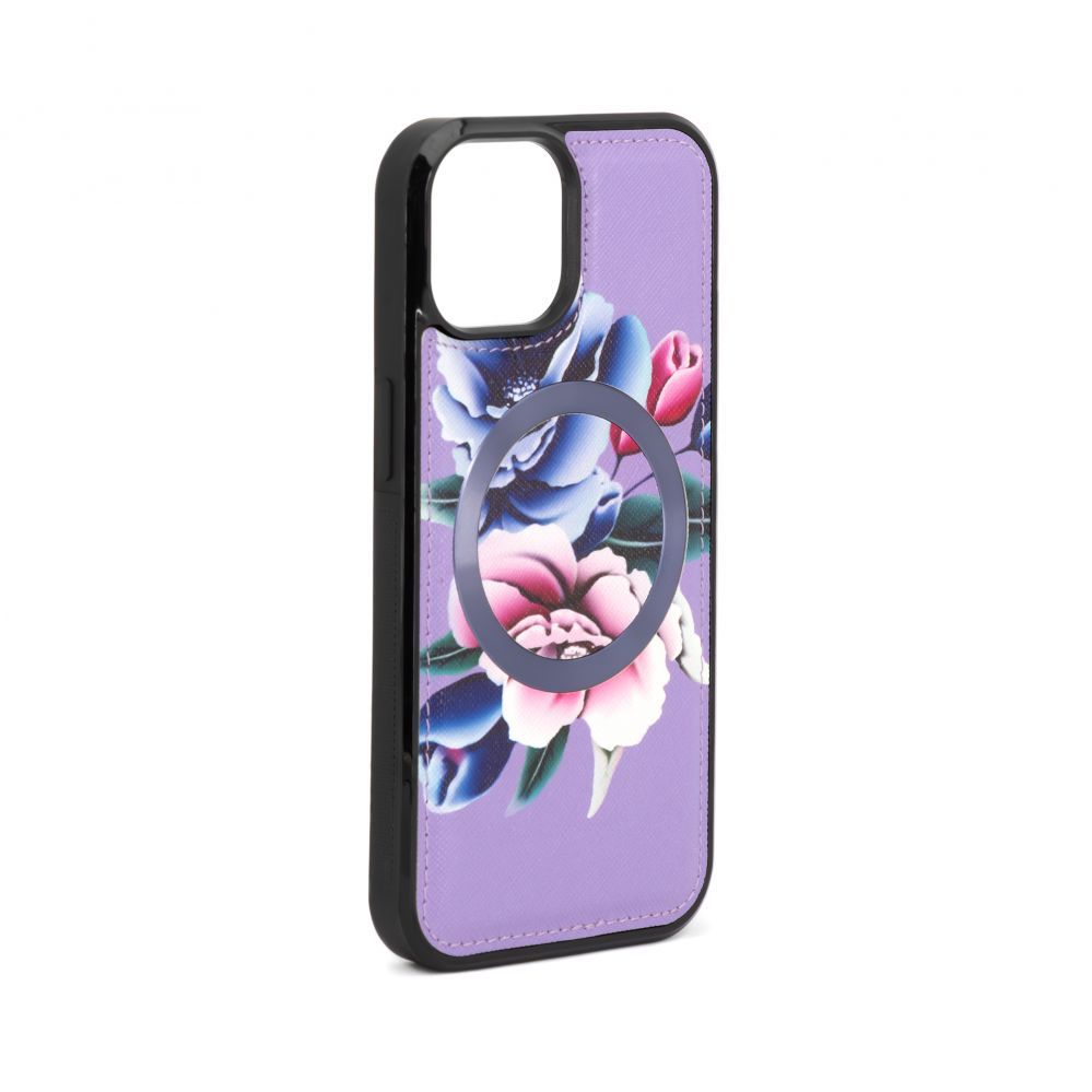 Back panel cover Evelatus Apple iPhone 14 Wallet and Slim Cover Case Purple