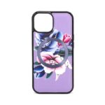 Tagakaaned Evelatus Apple iPhone 15 Wallet  and Slim Cover Case Purple