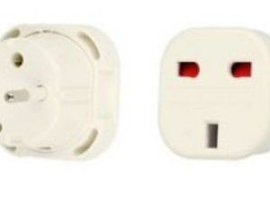 Adapteris iLike Universal UK/EU CHARGER ADAPTER White