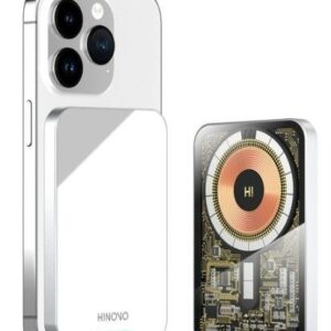 Išorinė baterija iLike Universal Hinovo MB1-5000XW MagSafe 5000mAh 20W wireless power bank Black