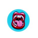 Universalus laikiklis (Popsocket) iLike  Universal Pop Holder Lips Pink Blue