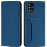 Book case iLike Samsung Galaxy A52 5G Pouch Wallet Card Holder Card Case Case Blue