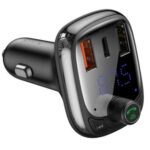 FM transmitter Baseus Universal Bluetooth transmitter / car charger Baseus S-13 (Overseas Edition) Black