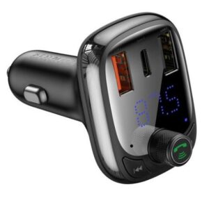 FM transmitter Baseus Universal Bluetooth transmitter / car charger Baseus S-13 (Overseas Edition) Black