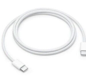 Helikaabel Apple  USB-C Woven Charge Cable 1 m, White, USB-C, USB-C 60w White