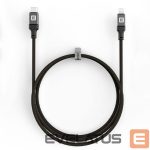 Кабель Evelatus  Evelatus USB C to Lightning Cable 1.2M 60W (MFI09) Aluminum housing braiding Black