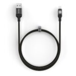 Kaabel Evelatus  Evelatus USB A to  Lightning, Cable 1.2M ( MFI11CL )Aluminum housing braiding Black