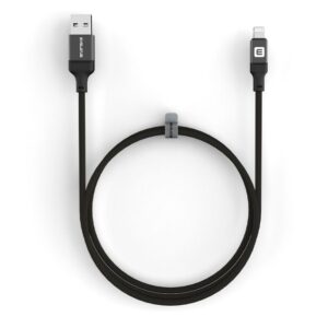 Kabelis Evelatus  Evelatus USB A to  Lightning, Cable 1.2M ( MFI11CL )Aluminum housing braiding Black