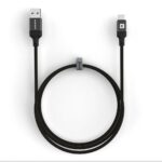 Cable Evelatus  Cable USB A to C, 1.2M Aluminum housing braiding Black