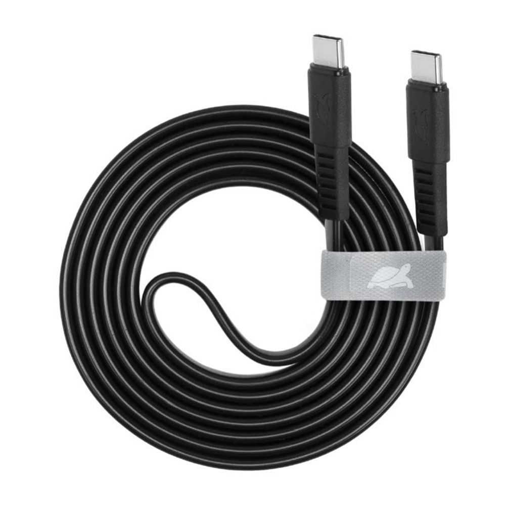 Kabelis RIVACASE CABLE USB-C TO USB-C 1.2M/BLACK PS6005 BK12