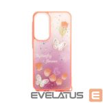 Back panel cover iLike Samsung Galaxy A55 EPOXY CARTOON COVER Light Pink