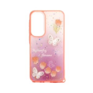 Aizmugurējais vāciņš iLike Samsung Galaxy A55 EPOXY CARTOON COVER Light Pink