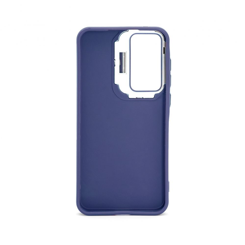 Back panel cover iLike Samsung Galaxy A15 Hybrid case With Camera Stand Blue