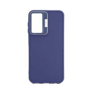 Back panel cover iLike Samsung Galaxy A35 Hybrid case With Camera Stand Blue