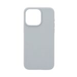 Back panel cover Evelatus Apple iPhone 15 Pro Premium Magsafe Soft Touch Silicone Case New Function Grey Blue