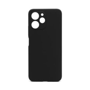Aizmugurējais vāciņš Connect Xiaomi Redmi 12 / Redmi 12 5G Premium Quality Soft Touch Silicone Case Black