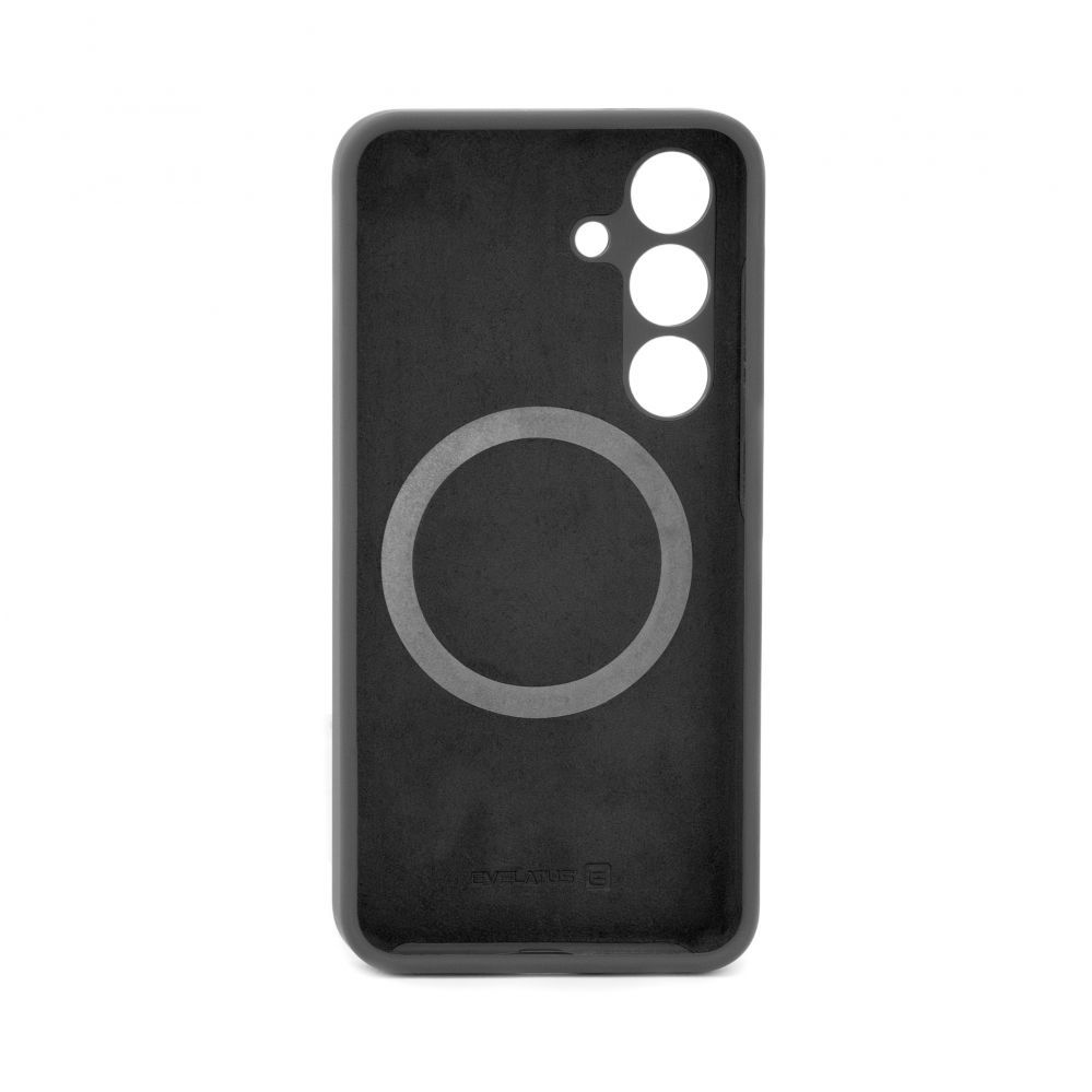 Back panel cover Evelatus Samsung Galaxy A05s Premium Soft Touch Silicone Case Black