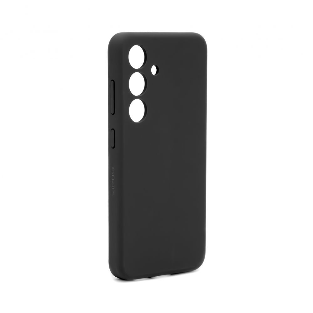 Back panel cover Evelatus Samsung Galaxy A05s Premium Soft Touch Silicone Case Black