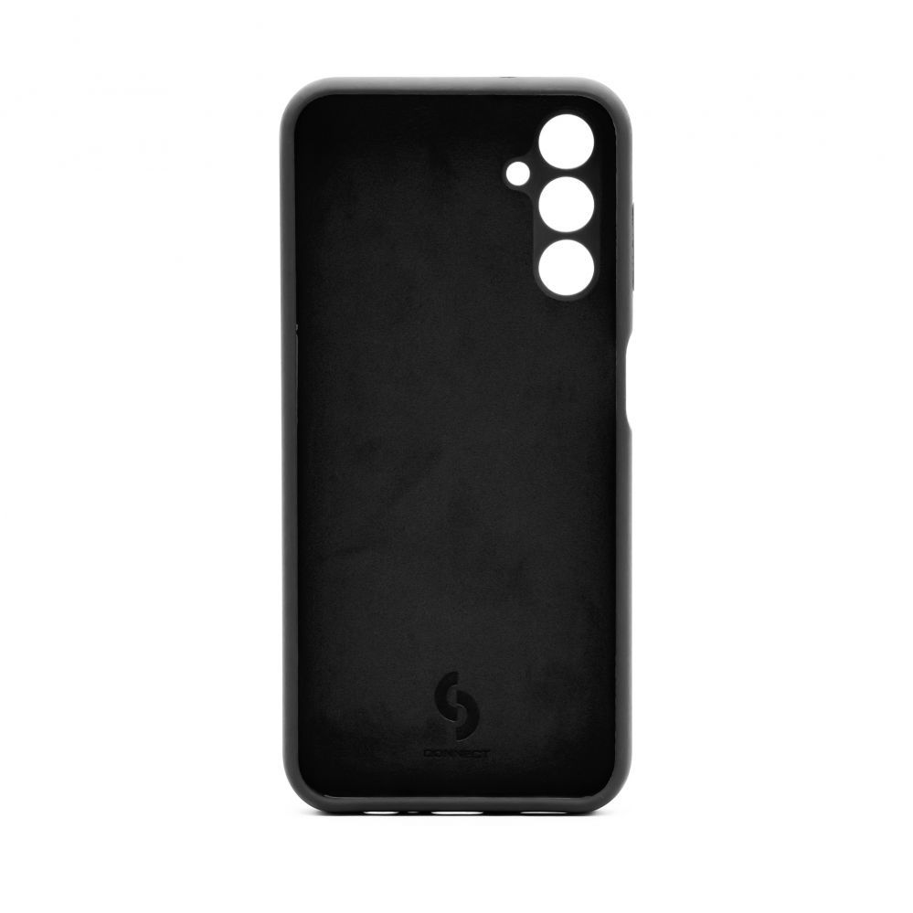 Back panel cover Connect Samsung Galaxy A14 4G / A14 5G Premium Quality Soft Touch Silicone Case Black