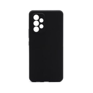 Aizmugurējais vāciņš Connect Samsung Galaxy A53 Premium Quality Soft Touch Silicone Case Black