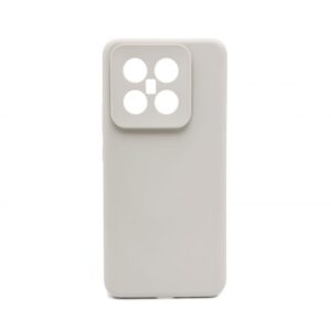 Aizmugurējais vāciņš Connect Xiaomi 14 Pro Premium Quality Magnetic Soft Touch Silicone Case Grey