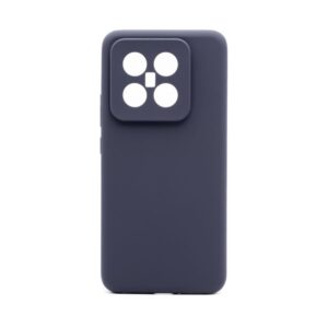Aizmugurējais vāciņš Connect Xiaomi 14 Pro Premium Quality Magnetic Soft Touch Silicone Case Midnight Blue