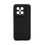 Nugarėlės dėklai Connect Xiaomi 14 Premium Quality Magnetic Soft Touch Silicone Case Black