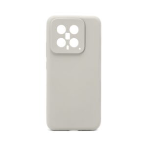 Aizmugurējais vāciņš Connect Xiaomi 14 Premium Quality Magnetic Soft Touch Silicone Case Grey