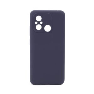 Aizmugurējais vāciņš Connect Xiaomi Redmi 12C Premium Quality Soft Touch Silicone Case Midnight Blue