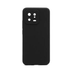 Aizmugurējais vāciņš Connect Xiaomi Redmi 13 Premium Quality Soft Touch Silicone Case Black